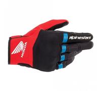 Alpinestars Honda Copper Motorcycle Gloves (Black/Red/Blue, S)
