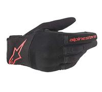 Alpinestars Motorcycle gloves Copper Gloves Black Red Fluo, BLACK/RED/FLUO, M