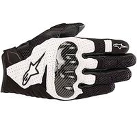 Alpinestars SMX 1 Air V2 Motorcycle Gloves, black-white, size XL for Men