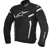 Alpinestars, motorcycle jackets, Alpinestars T-gp plus R V2 air, black white, 3XL