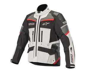 Alpinestars Motorcycle jackets Andes Pro Drystar Jacket Tech-air Compatible Light Gray Black Dark Gray Red, Gray/Black/Red, M