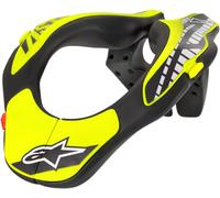 Alpinestars Youth Neck Support Kids Protector Black Yellow Fluo