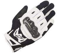 Alpinestars Motorcycle SMX-2 Air Carbon V2 Leather Gloves - Black / White