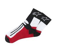 Alpinestars Motorcycle Socks - Ankle Height - Black/Red 47030113