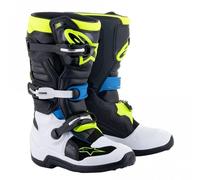 Alpinestars (MX) Boots - Youth - Tech 7S (Black/Enamel Blue/Fluo Yellow/White)