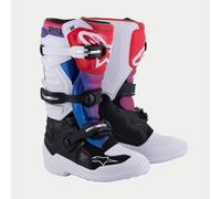 Alpinestars (MX) Boots - Youth - Tech 7S (Black/White/Rainbow)