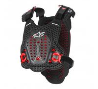 Alpinestars MX Chest Armour - A-5 PLASMA (Black/Red/White)