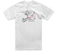 Alpinestars Mx Helm T-Shirt, white, size S for Men