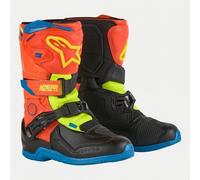 Alpinestars Tech 3S MX Boots Youth Orange Fluo/Enamel/Blue/Yellow Fluo33 Orange Fluo,Enamel,Blue,Yellow Fluo