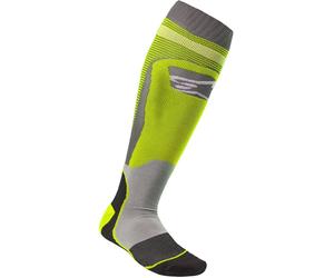 Alpinestars MX Plus-1 Motocross Socks, yellow/grey, size S