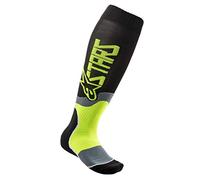 Alpinestars Mx Plus-2 Socks Boots, Black Yellow Fluo, M