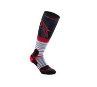 Alpinestars Unisex Pro Technical Socks MX, Black Grey Red, L