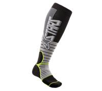 Alpinestars MX Pro Socks Cool Gray Yellow Fluo