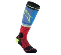 Alpinestars Mx Pro Technical Socks, Black Red Light Blue, M