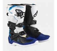 Alpinestars Tech 3S Youth Motocross Boots, black-white-blue, size 37