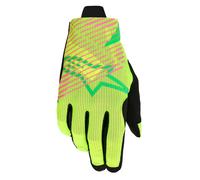 Alpinestars Radar Pro Motocross Gloves, green/yellow/pink, size 2XL