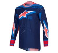 Alpinestars (MX26) MX Jersey - SuperTech VISTA (Dark Navy/Hot Coral/Cobalt)