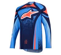 Alpinestars (MX26) MX Jersey - TechStar NOMUR (Dark Navy/Orange/UCLA Blue)