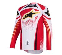 Alpinestars (MX26) MX Jersey - TechStar NOMUR (Light Grey/Red/Black)
