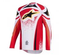 Alpinestars (MX26) MX Jersey - TechStar NOMUR - Light Grey/Red/Black