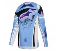 Alpinestars (MX26) Womens MX Jersey - Stella TechStar NOMUR (Light Blue/Off Whit