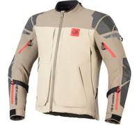 Alpinestars Nazc 3L Gore-Tex Pro Motorcycle Textile Jacket - Walnut / Rock Brown