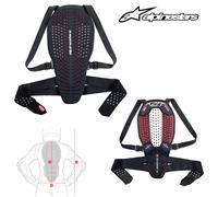 Alpinestars Nucleon Plasma Back Protector CE With Strap Black White Red