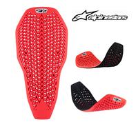 Alpinestars Nucleon Plasma Full Back Back Protector, black-red, size M
