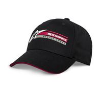 Alpinestars Par Hat Unisex Casual Baseball Cap Flex Back Black Red