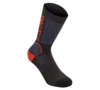 Alpinestars Paragon Lite Socks 19 Black Bright Red, Size: M