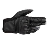 Alpinestars Phenom Motorcycle Motorbike Leather Gloves Black / Black