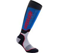 Alpinestars Plus Motocross Socks, black/red/blue, size S