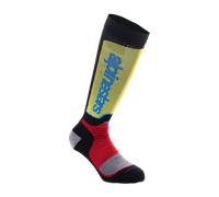 Alpinestars Plus Socks MX Socks Youth Black/Red/Light BlueM-L Black,Red,Light Blue