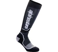 Alpinestars Plus Youth Motocross Socks, black/grey, size M/L