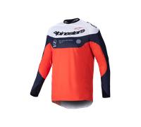 Alpinestars Pro-Dura Enduro Jersey Navy/Hot Orange/WhiteS Navy,Hot Orange,White