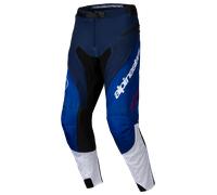 Alpinestars Pro-Dura Motocross Pants, white-blue, size 36 for Men