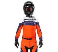 Alpinestars Pro-Dura Jersey Navy Hot Orange White, Size: XXL