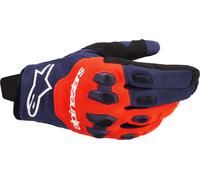 Alpinestars Pro-Dura Motocross Gloves, blue-orange, size S for Men