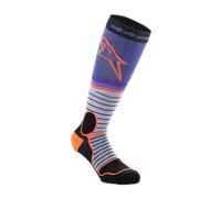 Alpinestars Pro Socks MX Socks Black/Grey/PurpleM Black,Grey,Purple