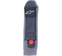 Alpinestars Motorcycle Helmet Spares - Supertech S-R10 Chin Strap Covers - Black