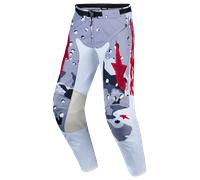 Alpinestars Racer Air Lone MX Trousers Gray Camo/White/Fire Red38 Gray Camo,White,Fire Red