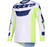 Alpinestars Racer Air Riway Motocross Jersey, grey-yellow, size M for Men