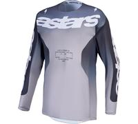 Alpinestars Racer Amber Motocross Jersey, grey/purple, size M
