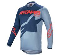 Alpinestars Racer BRAAP Motocross Jersey Blue Bright Red Small