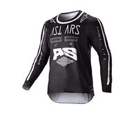 Alpinestars Racer Found Kids Motocross Jersey, Black, XX-Small