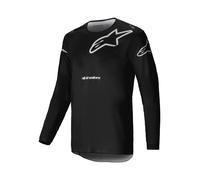 Alpinestars Racer Graphite Motocross Off-Road MX Jersey Black / Grey