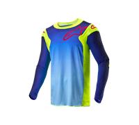 Alpinestars Racer Hoen MX Jersey Yellow Fluo/Blue/Night NavyS Yellow Fluo,Blue,Night Navy