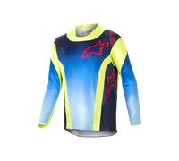 Alpinestars Racer Hoen MX Jersey Youth Yellow Fluo/Blue/Night NavyXL Yellow Fluo,Blue,Night Navy
