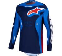 Alpinestars Racer Hunt Motocross Jersey, blue/red, size S