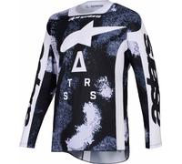 Alpinestars Racer LAHND Motocross Jersey, black-white, size M for Men